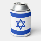 Koelbox met Israëlische vlag Blikjeskoeler (Blikje Achterkant)
