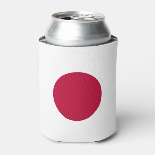 Koelbox met Japanse vlag Blikjeskoeler (Blikje Voorkant)