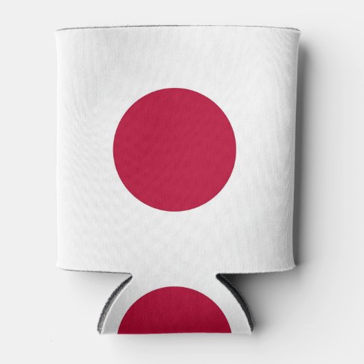 Koelbox met Japanse vlag Blikjeskoeler (Voorkant)