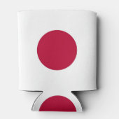 Koelbox met Japanse vlag Blikjeskoeler (Achterkant)