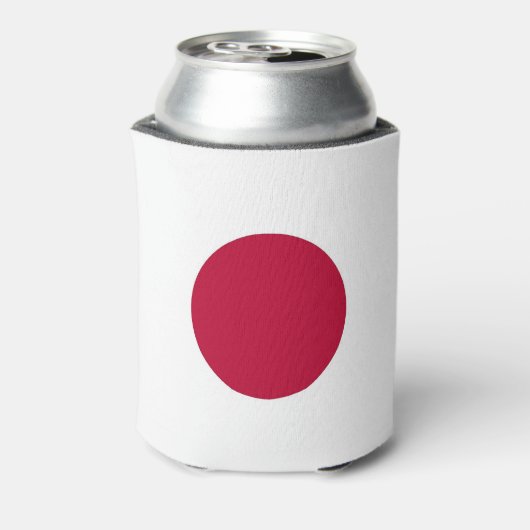 Koelbox met Japanse vlag Blikjeskoeler (Blikje Achterkant)