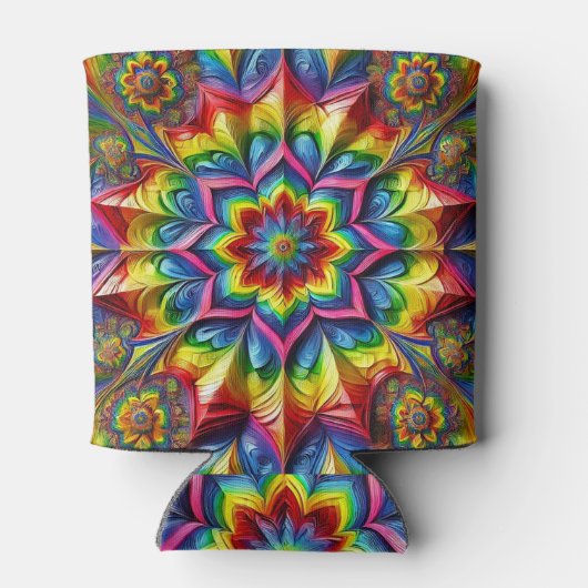 Koelbox met LGBTQ kleuren ontwerp Blikjeskoeler (Achterkant)