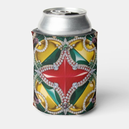 Koelbox met Los Angeles Kleuren ontwerp Blikjeskoeler (Blikje Achterkant)