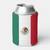 Koelbox met Mexicaanse vlag Blikjeskoeler (Blikje Voorkant)