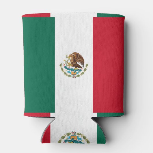 Koelbox met Mexicaanse vlag Blikjeskoeler (Achterkant)