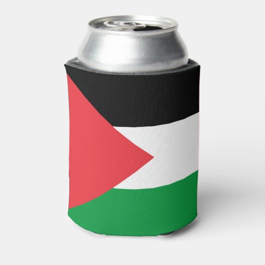 Koelbox met Palestijnse vlag Blikjeskoeler (Blikje Achterkant)