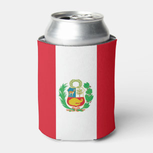 Koelbox met Peruaanse vlag Blikjeskoeler