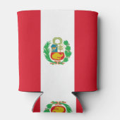 Koelbox met Peruaanse vlag Blikjeskoeler (Achterkant)
