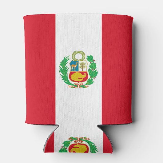 Koelbox met Peruaanse vlag Blikjeskoeler (Achterkant)