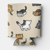 koelbox met poes blikjeskoeler (Voorkant)