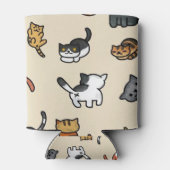 koelbox met poes blikjeskoeler (Achterkant)