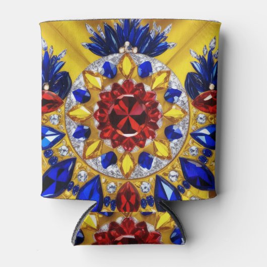 Koelbox met Roemeens Kleuren ontwerp Blikjeskoeler (Voorkant)