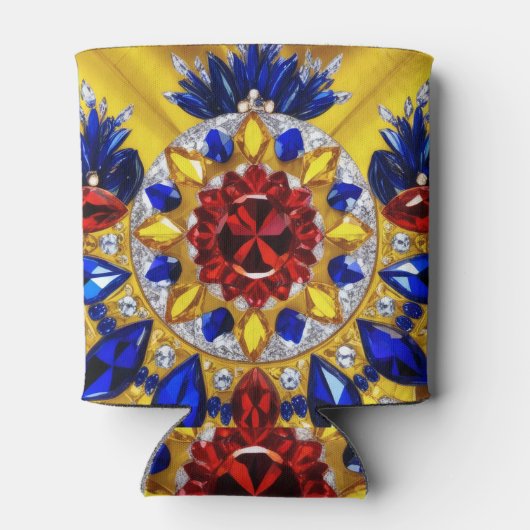 Koelbox met Roemeens Kleuren ontwerp Blikjeskoeler (Achterkant)