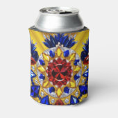 Koelbox met Roemeens Kleuren ontwerp Blikjeskoeler (Blikje Achterkant)