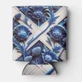 Koelbox met Scottish Thistles Design Blikjeskoeler (Voorkant)