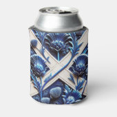 Koelbox met Scottish Thistles Design Blikjeskoeler (Blikje Achterkant)