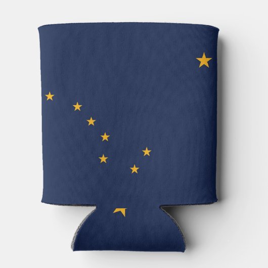 Koelbox met vlag van Alaska State, Verenigde State Blikjeskoeler (Achterkant)