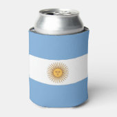 Koelbox met vlag van Argentinië Blikjeskoeler (Blikje Voorkant)