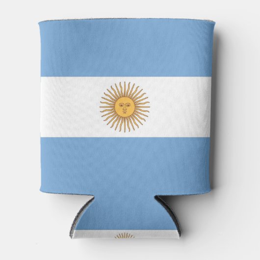 Koelbox met vlag van Argentinië Blikjeskoeler (Voorkant)