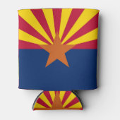 Koelbox met vlag van Arizona State, Verenigde Stat Blikjeskoeler (Voorkant)