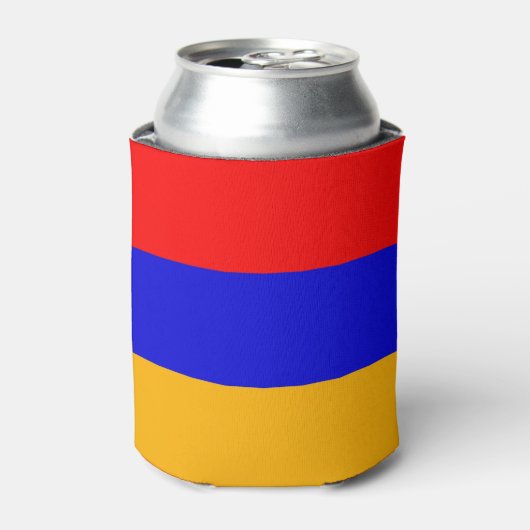 Koelbox met vlag van Armenië Blikjeskoeler (Blikje Voorkant)