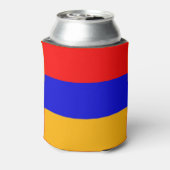 Koelbox met vlag van Armenië Blikjeskoeler (Blikje Achterkant)