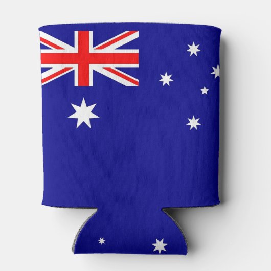 Koelbox met vlag van Australië Blikjeskoeler (Achterkant)