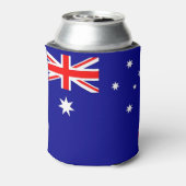 Koelbox met vlag van Australië Blikjeskoeler (Blikje Achterkant)