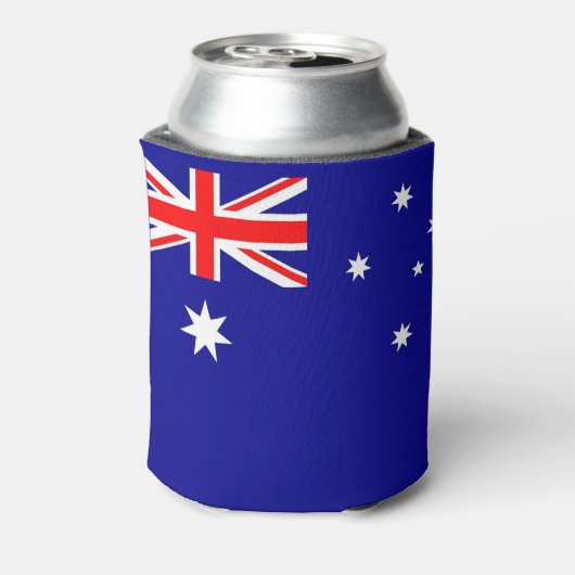 Koelbox met vlag van Australië Blikjeskoeler (Blikje Achterkant)
