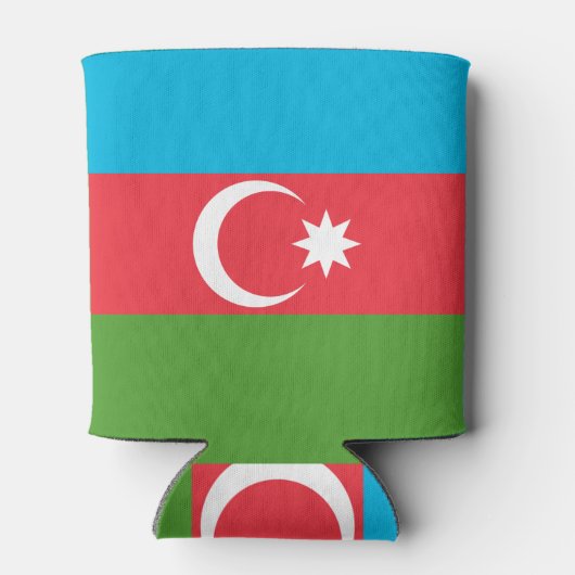 Koelbox met vlag van Azerbeidzjan Blikjeskoeler (Achterkant)