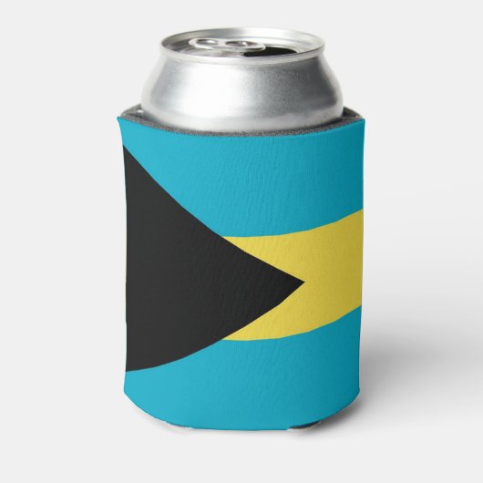 Koelbox met vlag van Bahama's Blikjeskoeler (Blikje Achterkant)