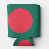 Koelbox met vlag van Bangladesh Blikjeskoeler (Achterkant)