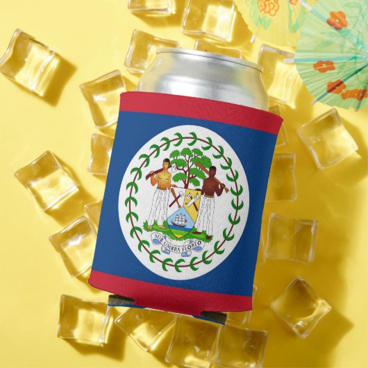 Koelbox met vlag van Belize Blikjeskoeler (Insitu Zomer)