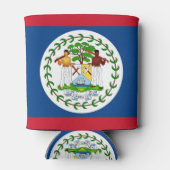 Koelbox met vlag van Belize Blikjeskoeler (Achterkant)