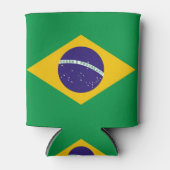 Koelbox met vlag van Brazilië Blikjeskoeler (Voorkant)