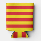 Koelbox met vlag van Catalonië, Spanje Blikjeskoeler (Voorkant)
