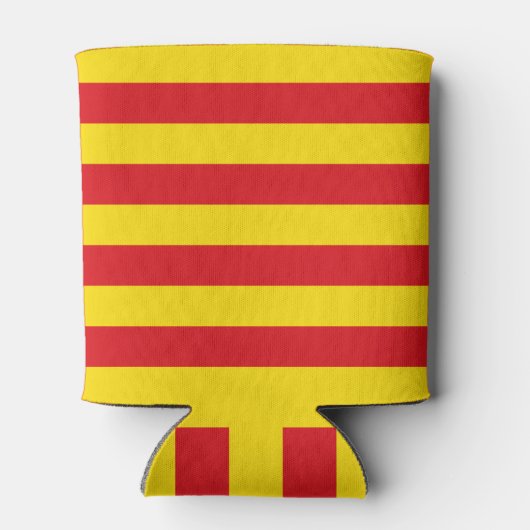 Koelbox met vlag van Catalonië, Spanje Blikjeskoeler (Achterkant)