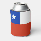 Koelbox met vlag van Chili Blikjeskoeler (Blikje Achterkant)