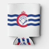 Koelbox met vlag van Cincinnati City, Verenigde St Blikjeskoeler (Voorkant)