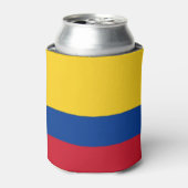 Koelbox met vlag van Colombia Blikjeskoeler (Blikje Voorkant)
