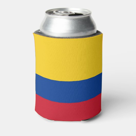 Koelbox met vlag van Colombia Blikjeskoeler (Blikje Achterkant)