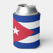 Koelbox met vlag van Cuba Blikjeskoeler (Blikje Voorkant)