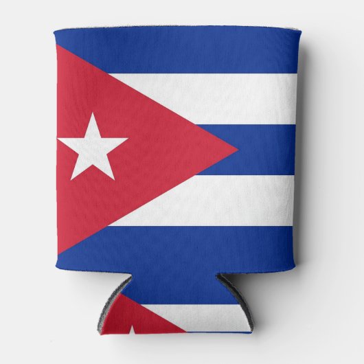 Koelbox met vlag van Cuba Blikjeskoeler (Voorkant)