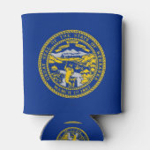 Koelbox met vlag van de staat Nebraska, Verenigde Blikjeskoeler (Achterkant)