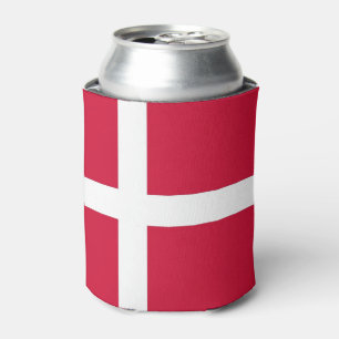 Koelbox met vlag van Denemarken Blikjeskoeler