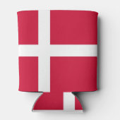 Koelbox met vlag van Denemarken Blikjeskoeler (Achterkant)