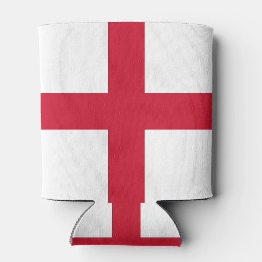 Koelbox met vlag van Engeland, Verenigd Koninkrijk Blikjeskoeler (Achterkant)