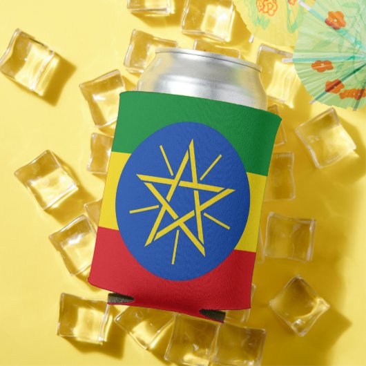 Koelbox met vlag van Ethiopië Blikjeskoeler (Insitu Zomer)