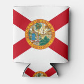 Koelbox met vlag van Florida State, Verenigde Stat Blikjeskoeler (Voorkant)