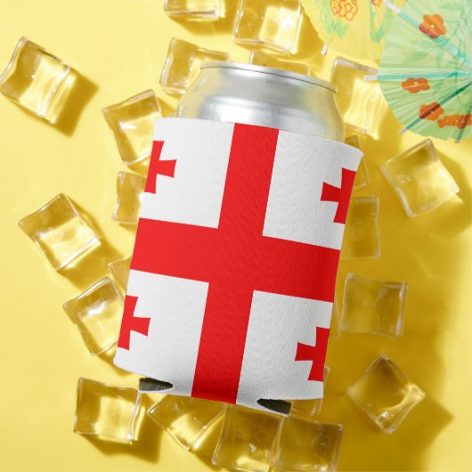 Koelbox met vlag van Georgië Blikjeskoeler (Insitu Zomer)